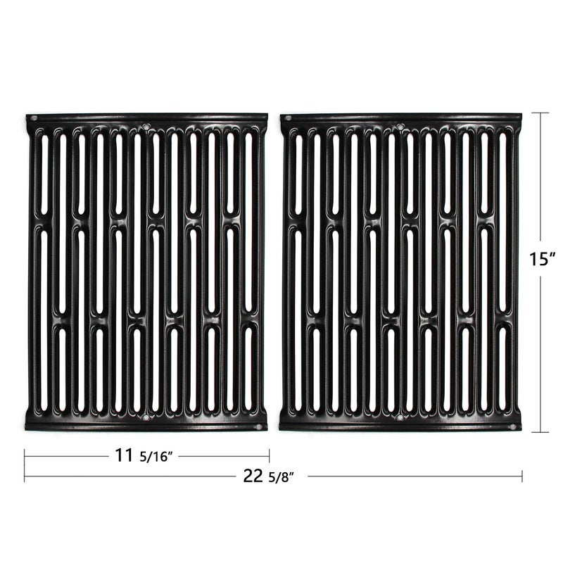 Hongso 7523 7521 7522 15 Inch Porcelain Enameled Cooking Grates 15 x 11 1/4 Replacement for Weber Spirit E-210, Spirit S 200 & 210 (with Side Control), Genesis Silver A, Spirit 500, 65904 65905 Grills - Image 3